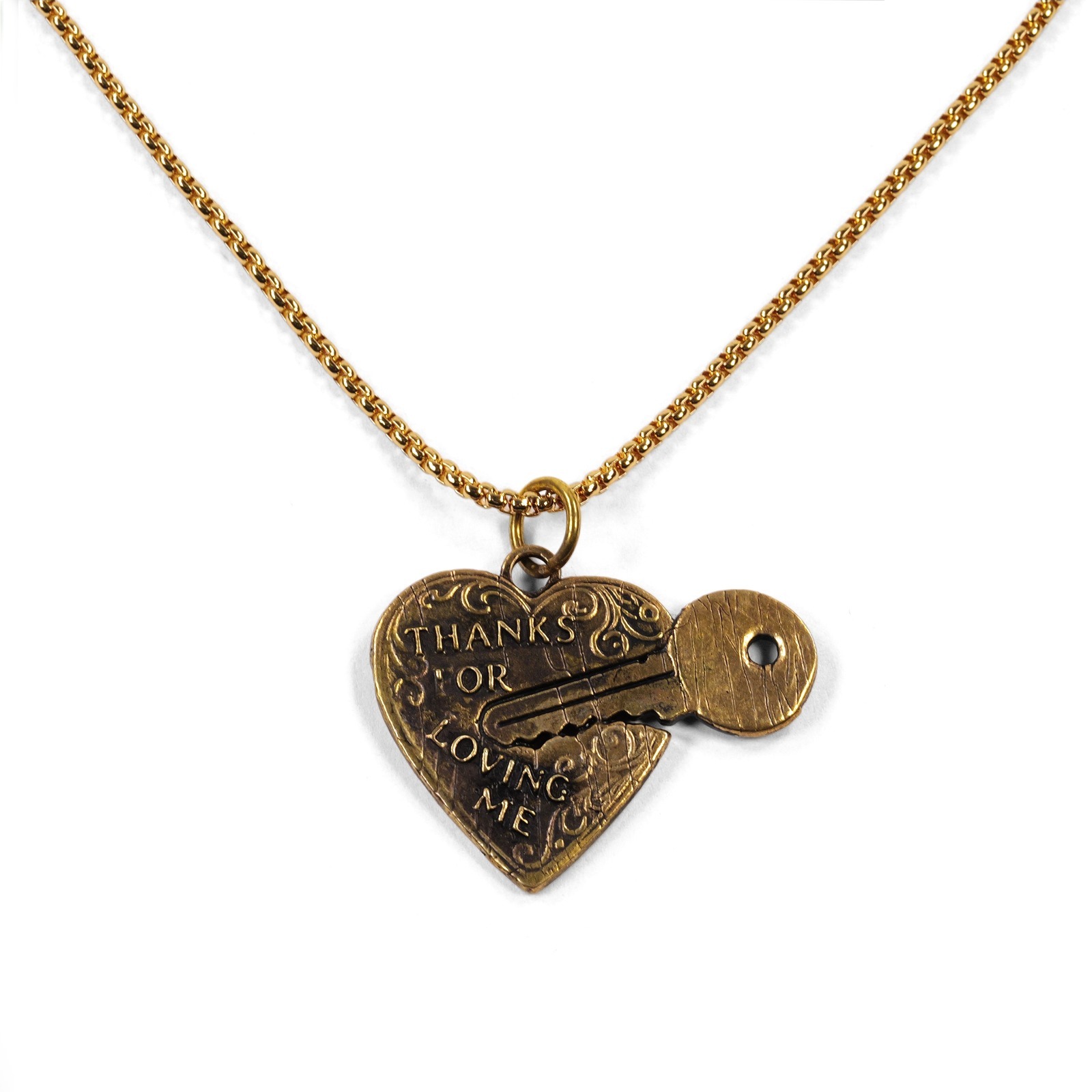 Necklace Heayes Golden Thanksinsomnia
