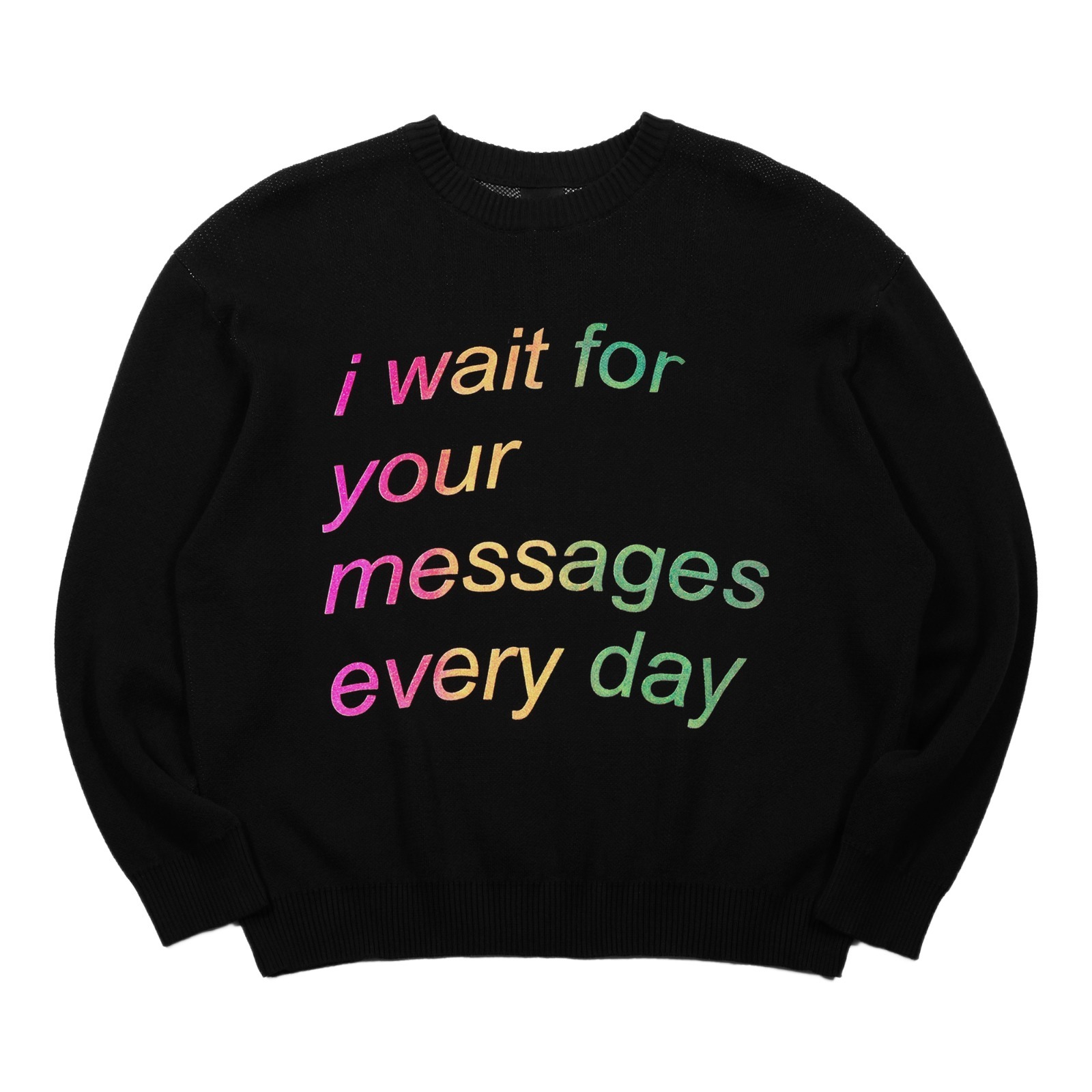Sweater Tsuzumi Black Multicolor Thanksinsomnia