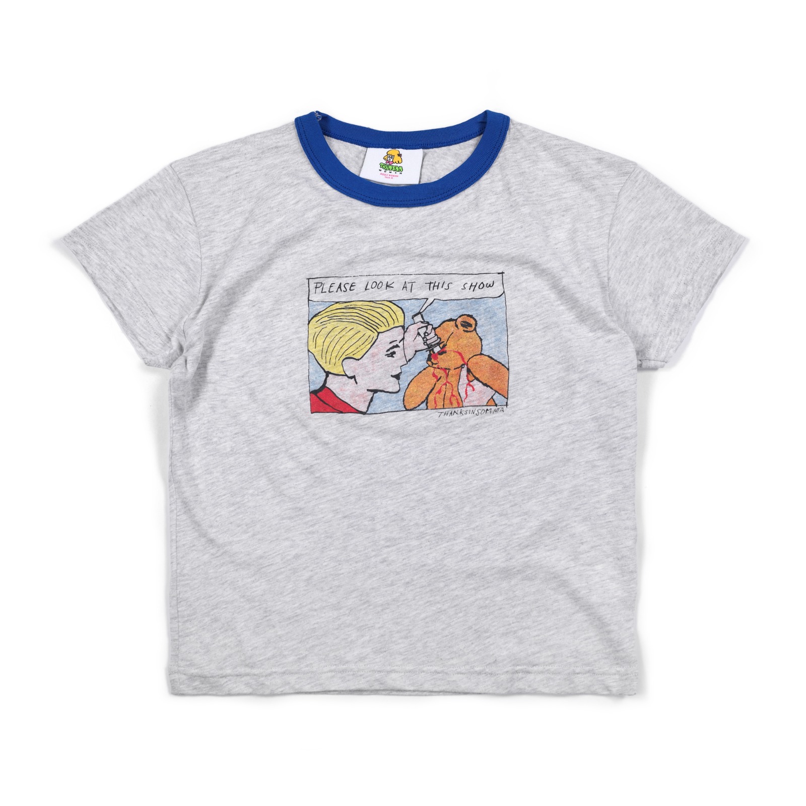Baby Tee Isavelyn Grey Thanksinsomnia