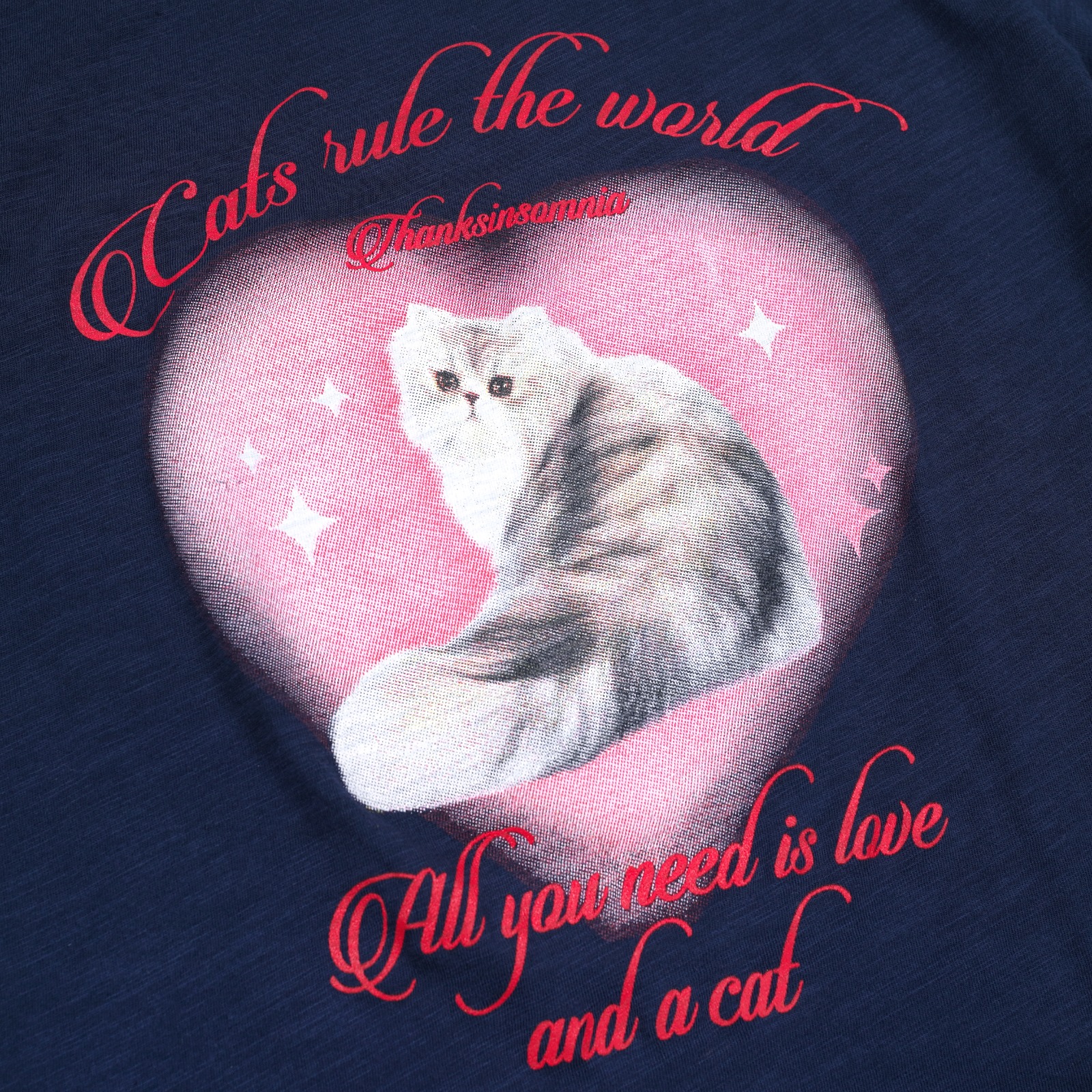 Baby Tee Sully Navy Thanksinsomnia Girls