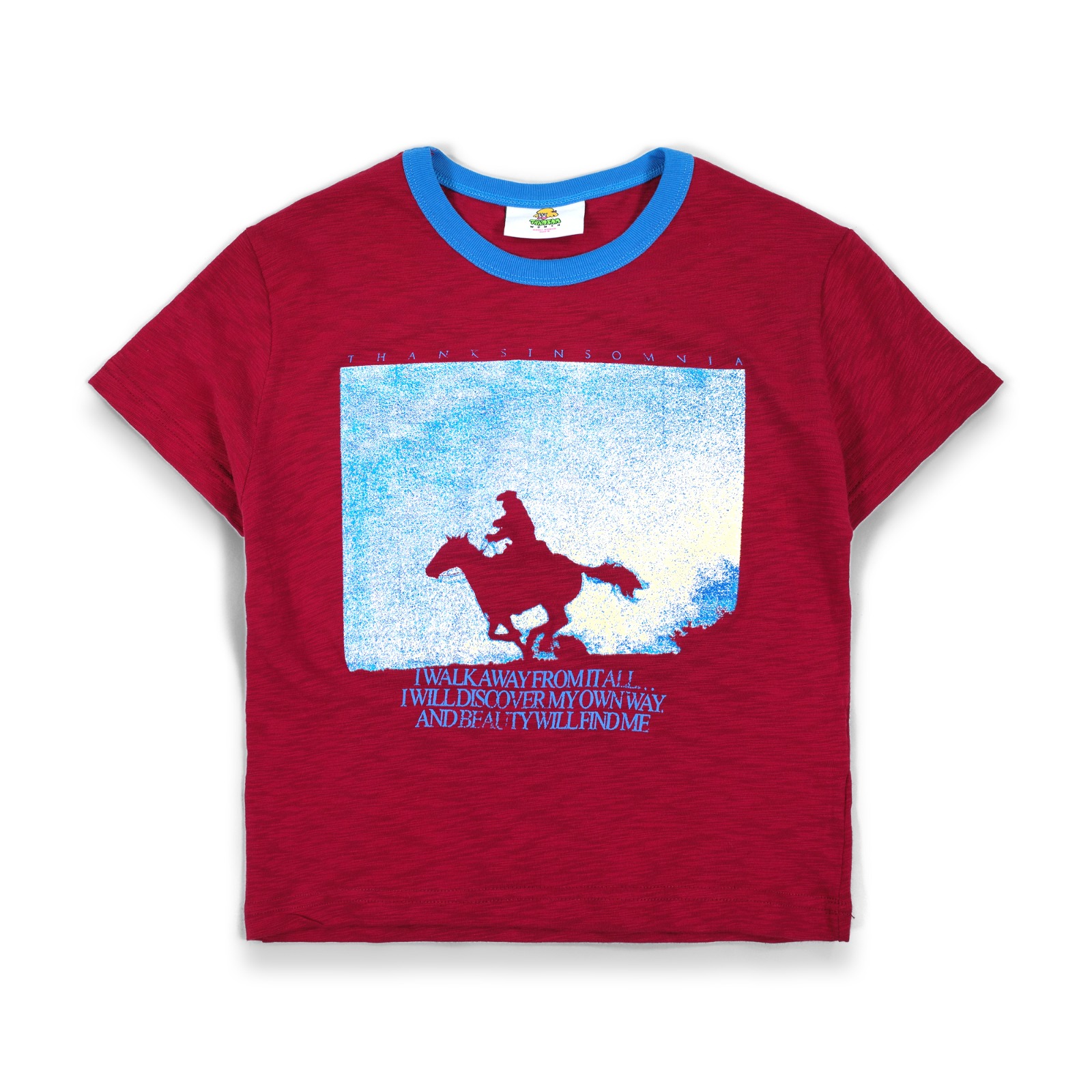Baby Tee Sunny Maroon Thanksinsomnia Girls