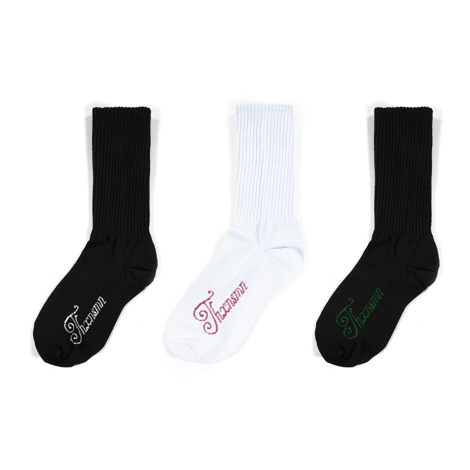 Ribbed Crew Socks Nevara – 3-Pack Thanksinsomnia