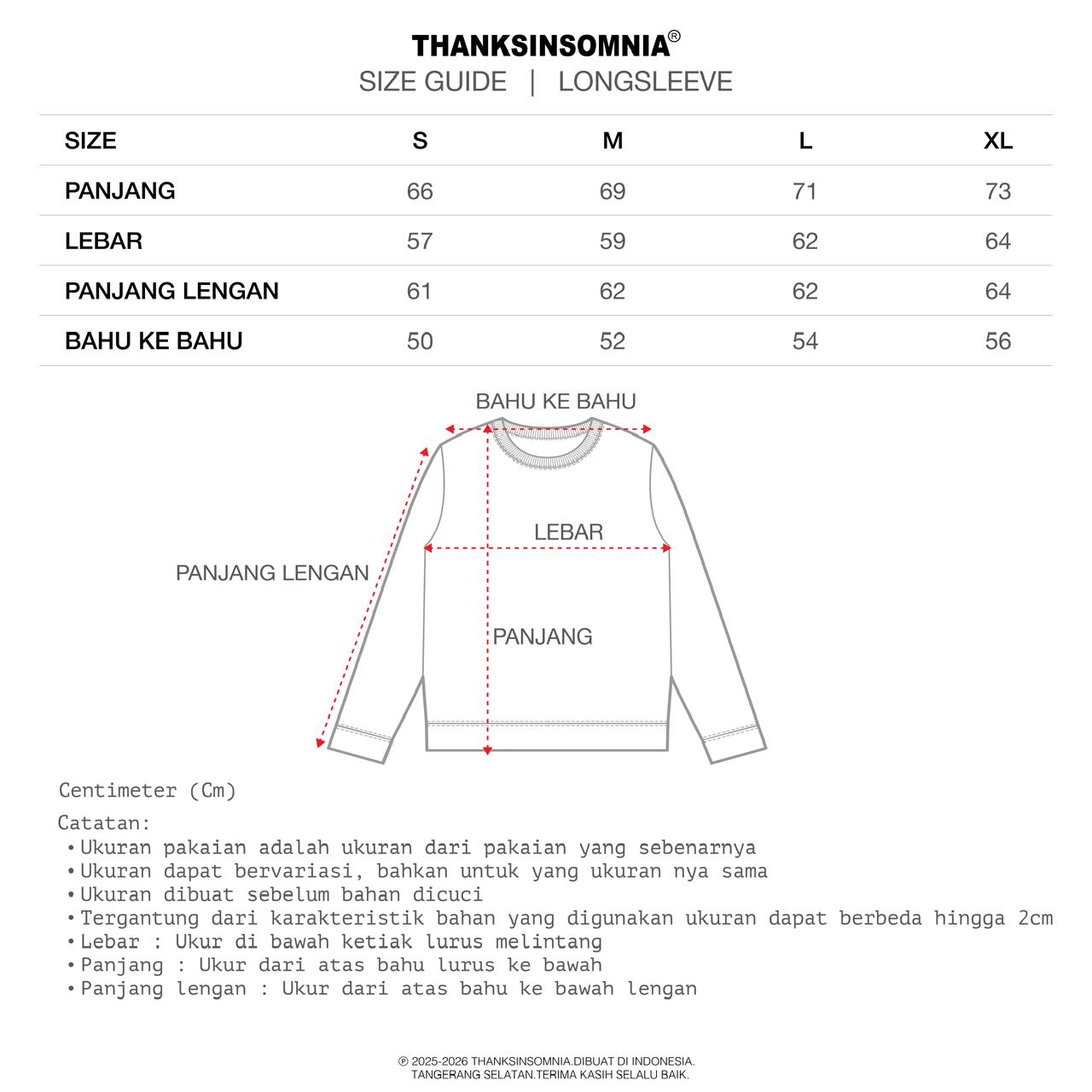 Longsleeve Leonella Rust Thanksinsomnia
