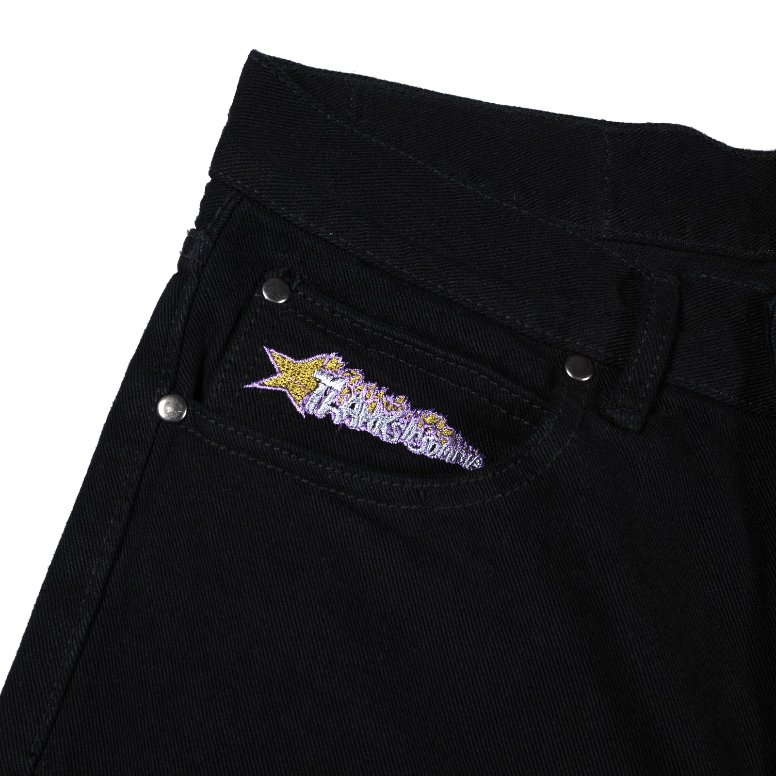 Denim Pant Meggy Star Black Thanksinsomnia