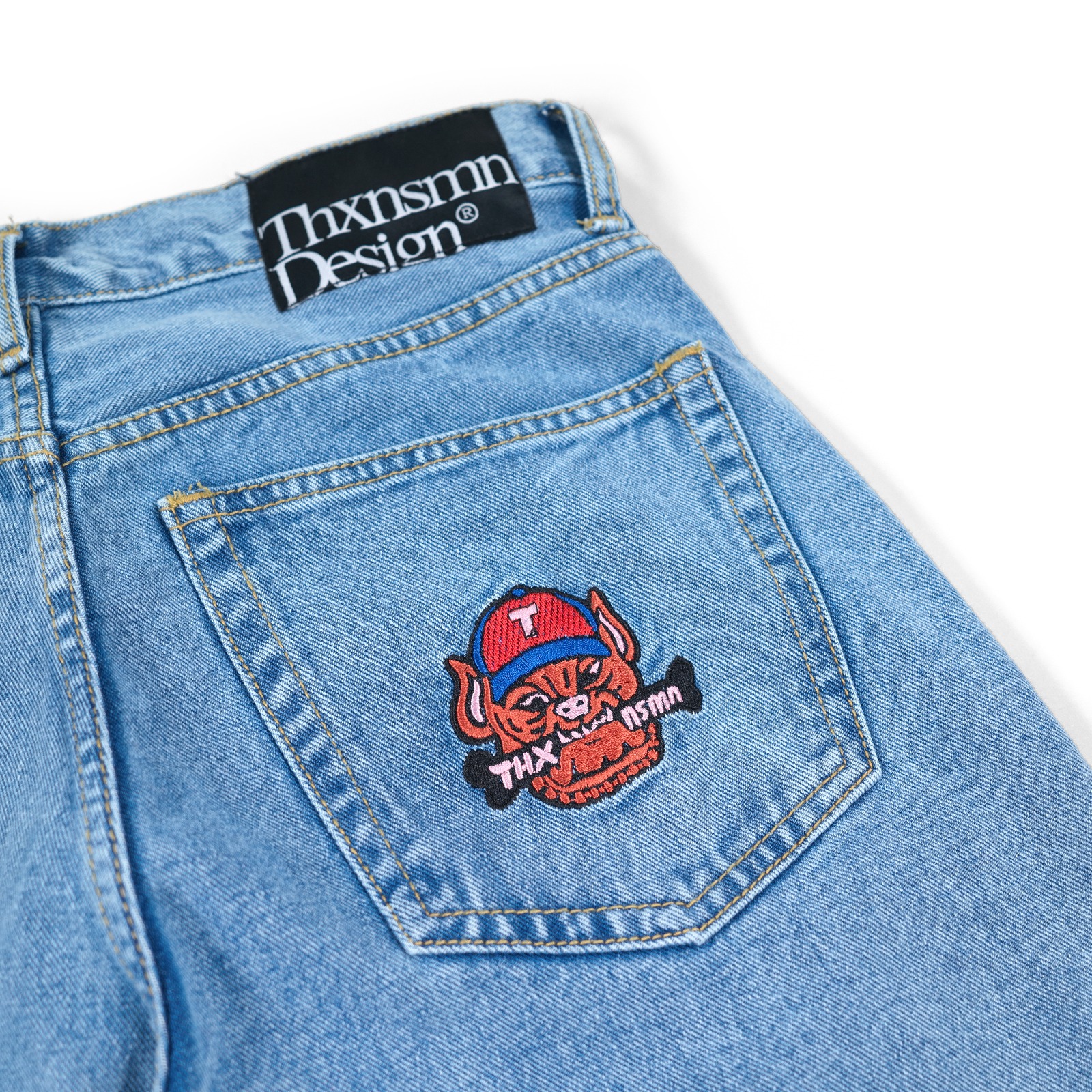 Denim Pants Ginna Hound Light Blue Thanksinsomnia