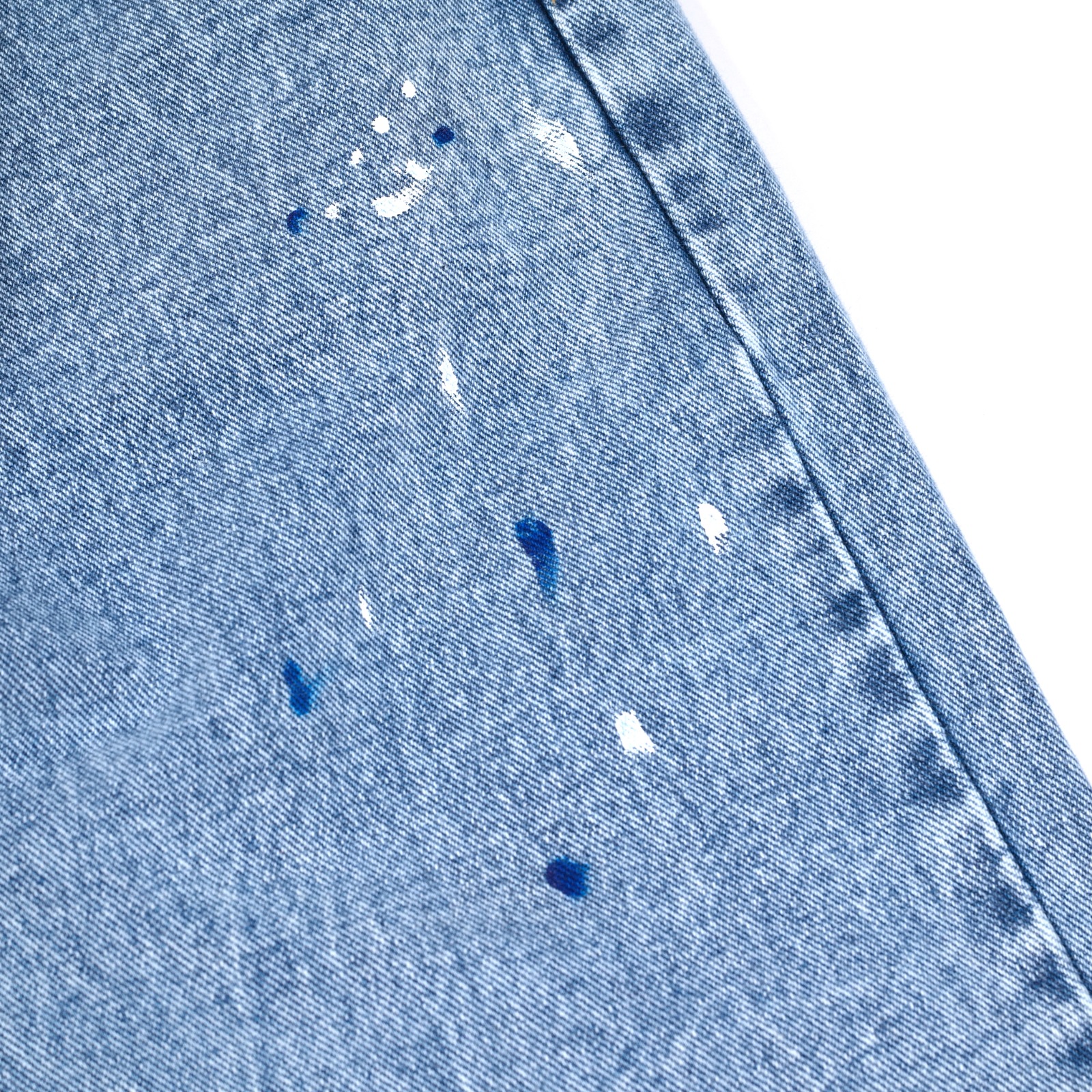 Denim Pants Jameela Splatter Light Blue Wash Thanksinsomnia