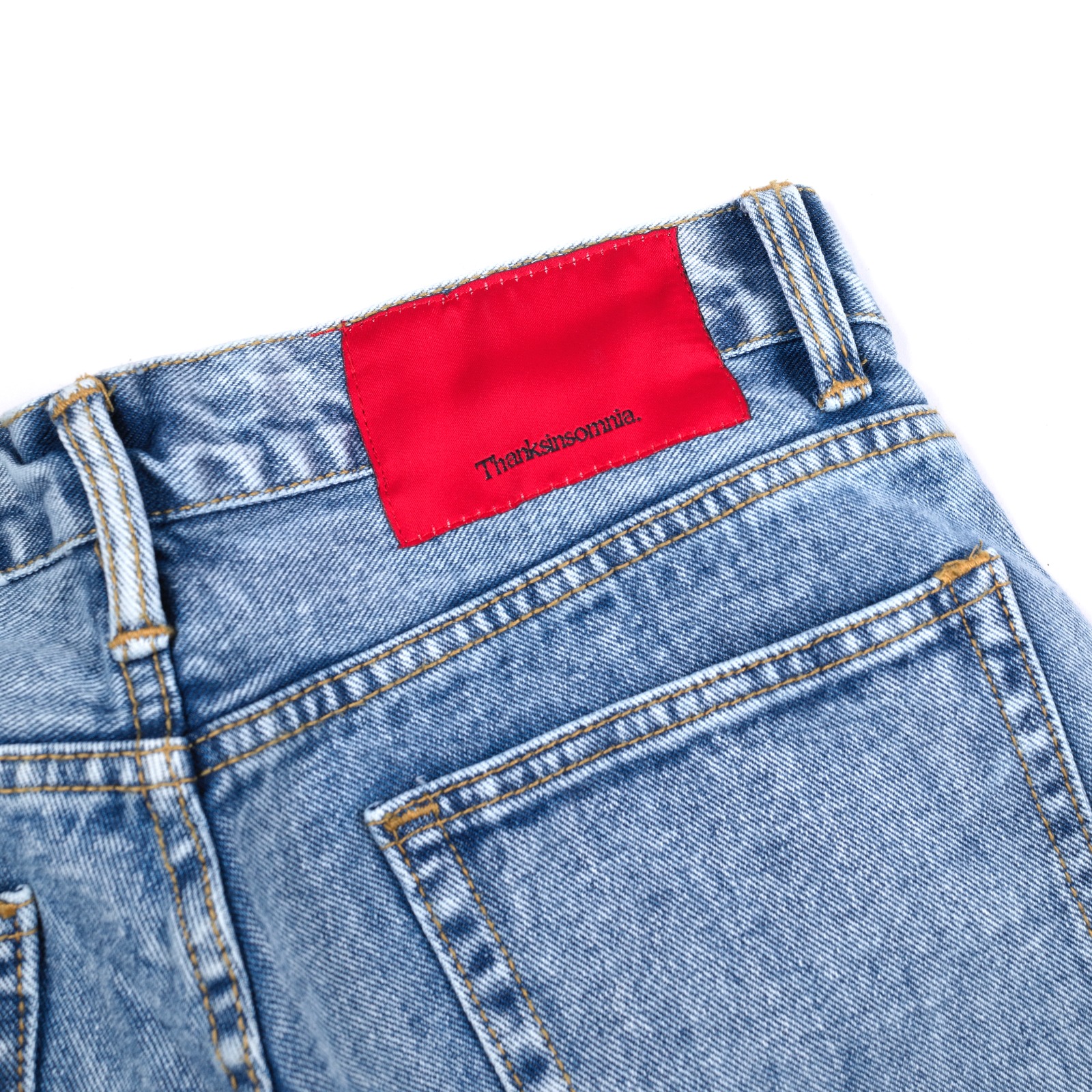 Denim Pants Jameela Splatter Light Blue Wash Thanksinsomnia