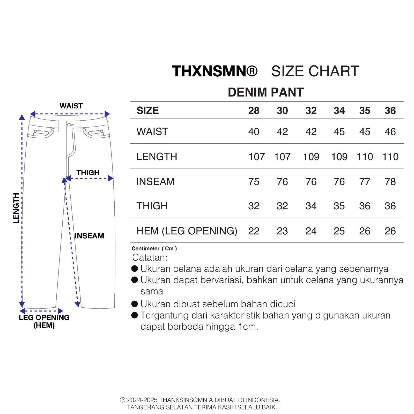 Denim Pants Ginna OG Basic Black Thanksinsomnia
