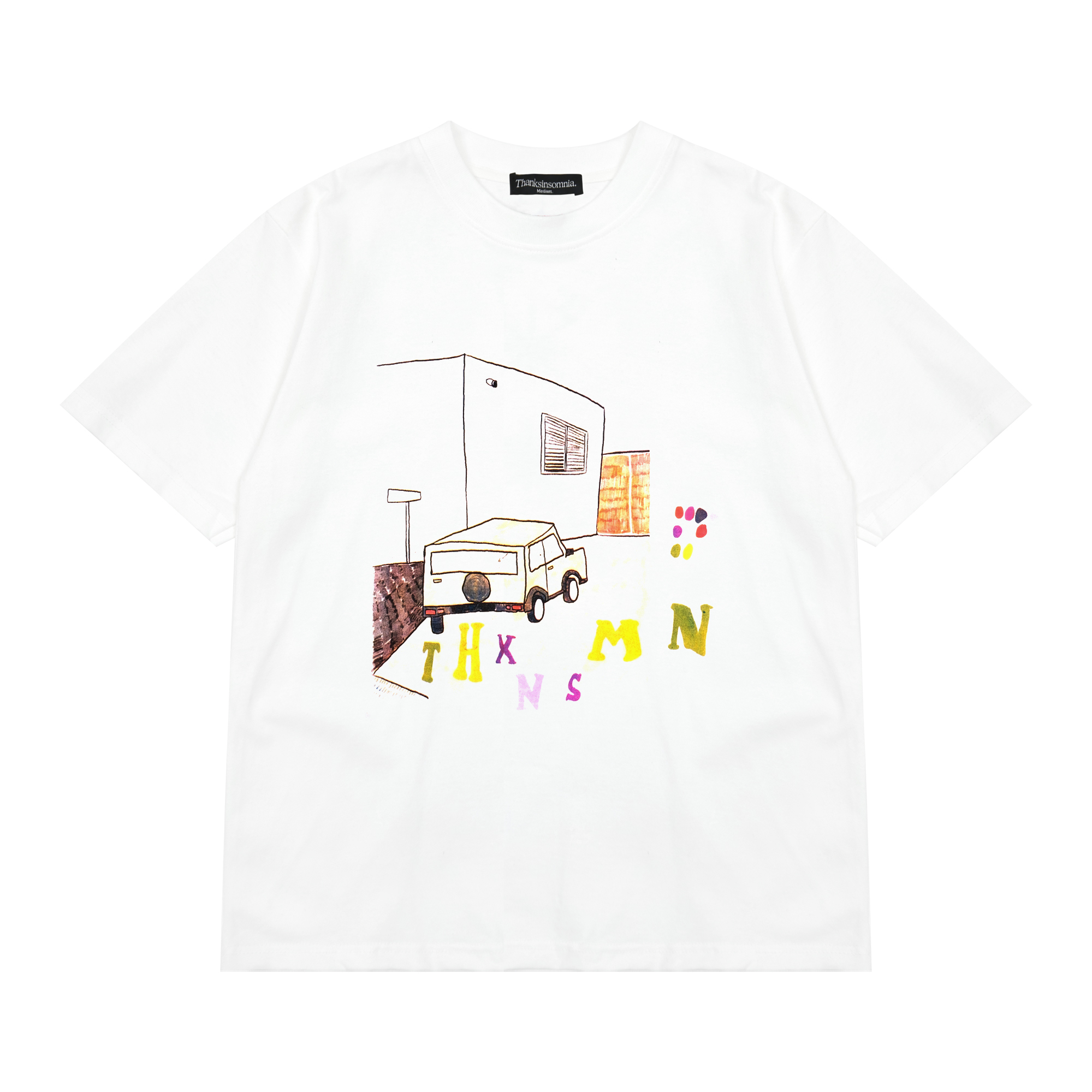 Tshirt Gineza White Thanksinsomnia