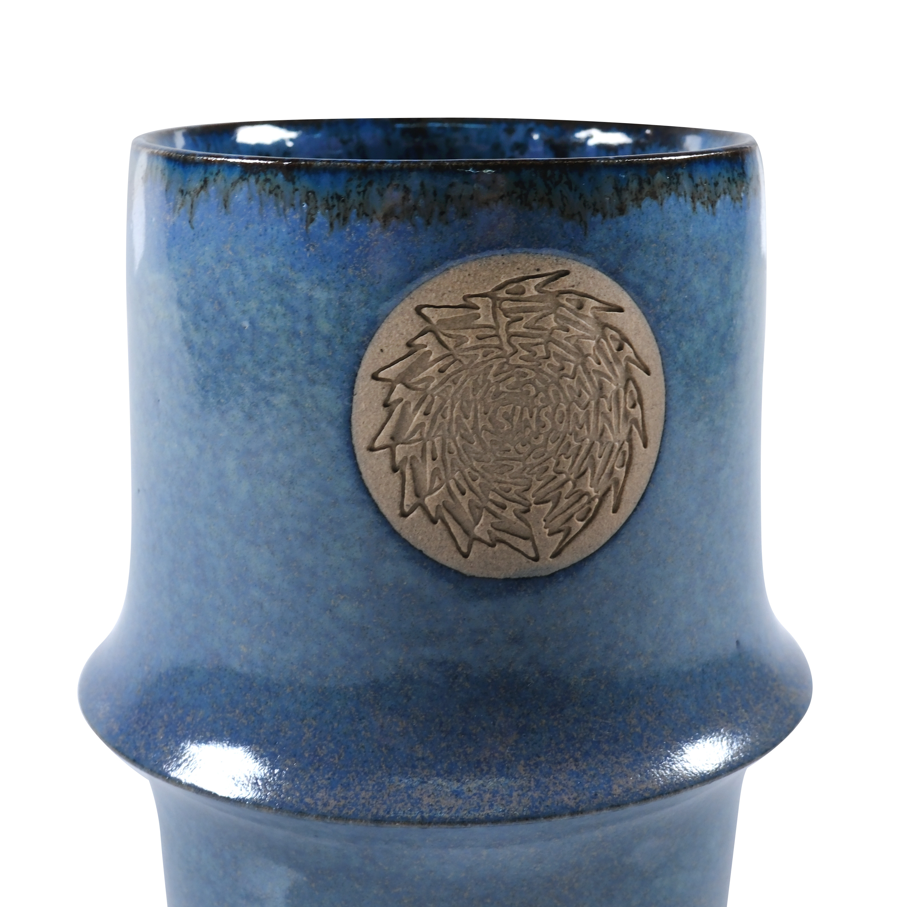 Ceramic Mug Nivienne Glossy Blue Thanksinsomnia