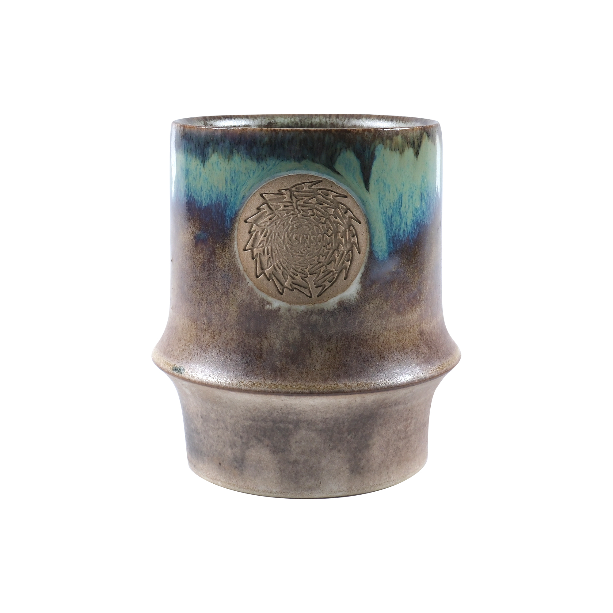 Ceramic Mug Nivienne Teal Drip Thanksinsomnia