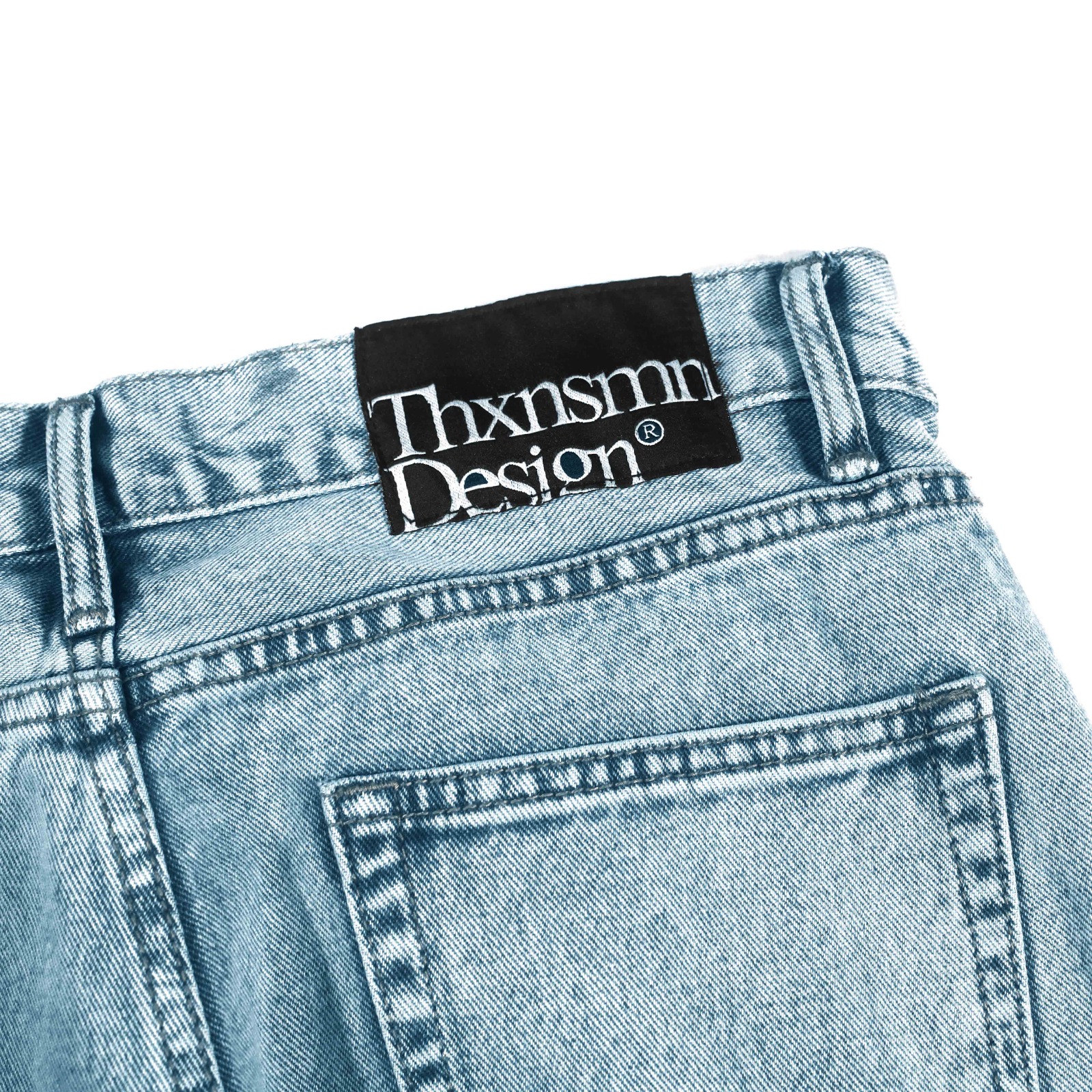 Denim Pants Meggy Basic Washed Blue Thanksinsomnia
