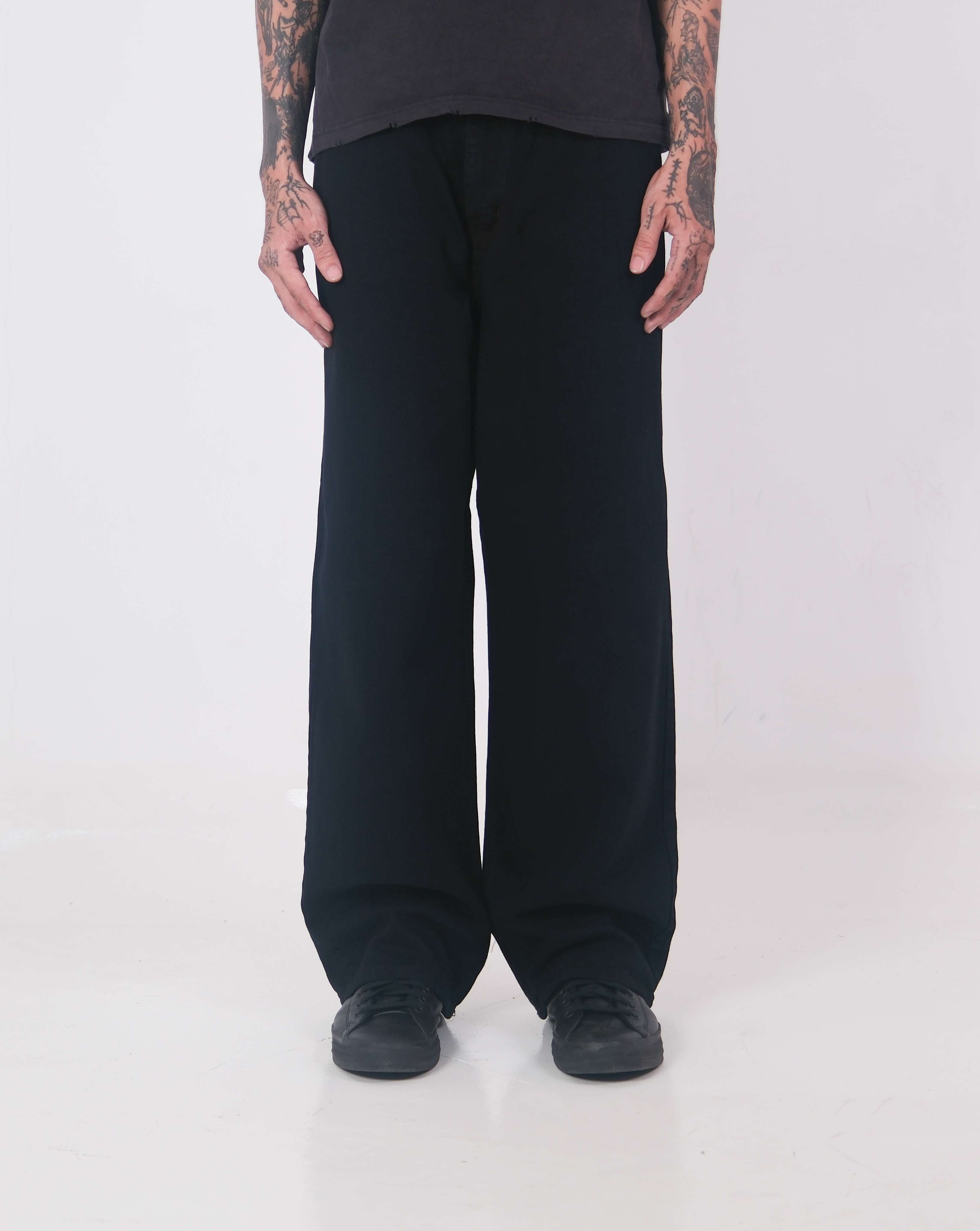 Denim Pants Meggy Basic Black Thanksinsomnia