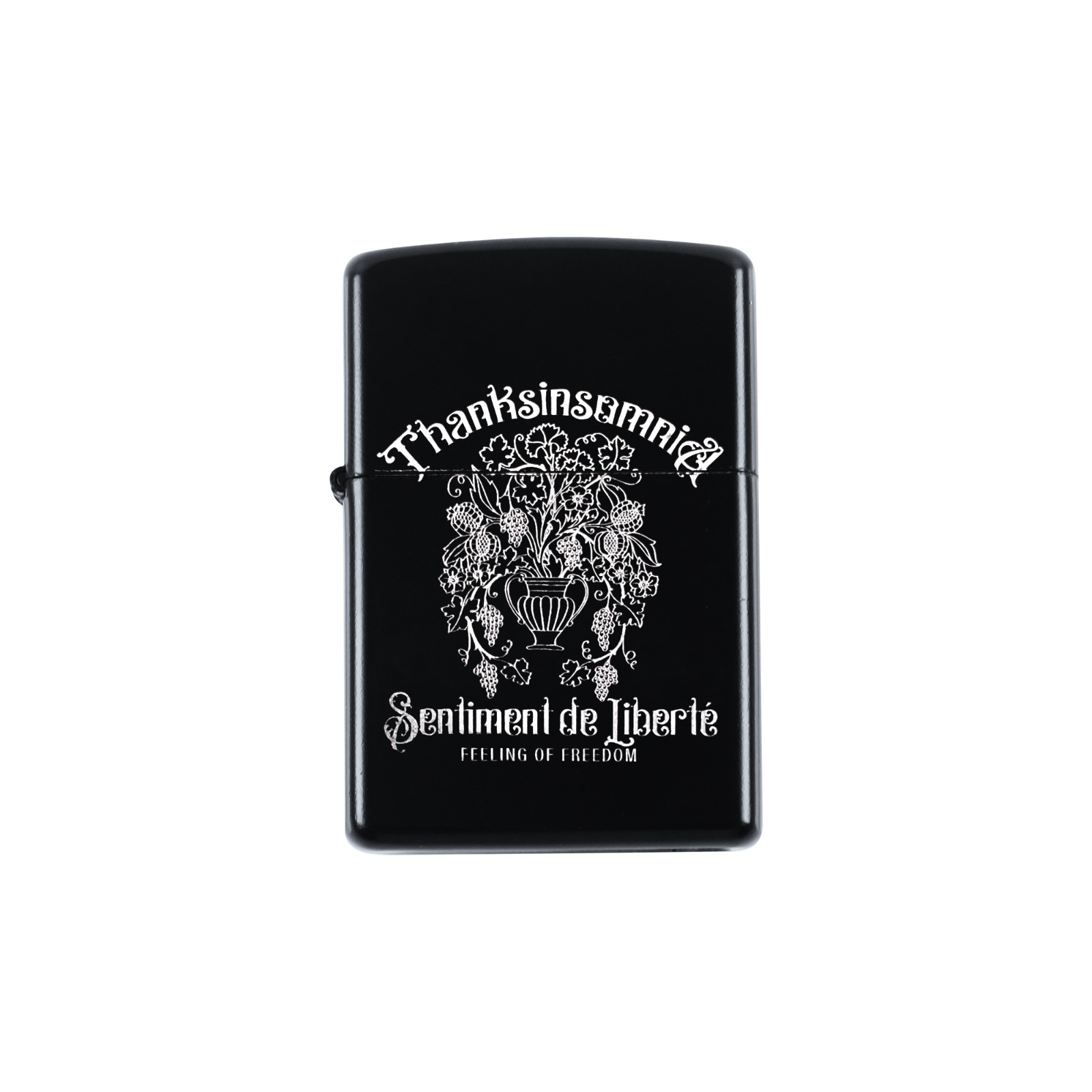 Pocket Lighter Elarose Black Thanksinsomnia