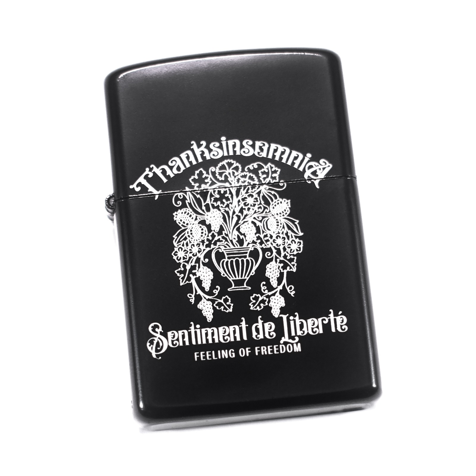 Pocket Lighter Elarose Black Thanksinsomnia