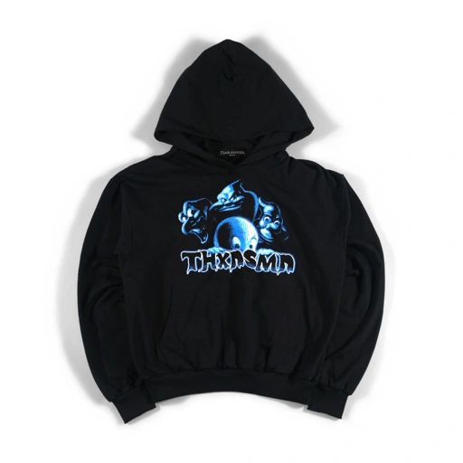 Image of Hoodie Nemira Black Thanksinsomnia