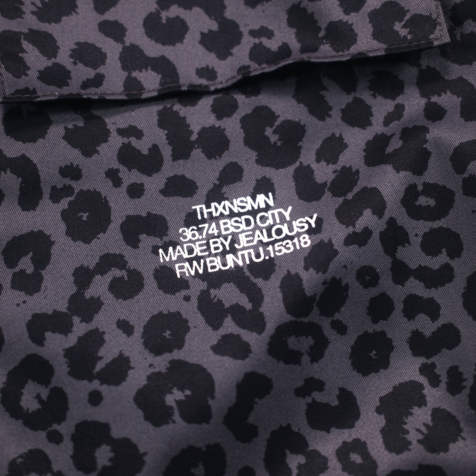 Jacket Olivier Leopard Grey Thanksinsomnia