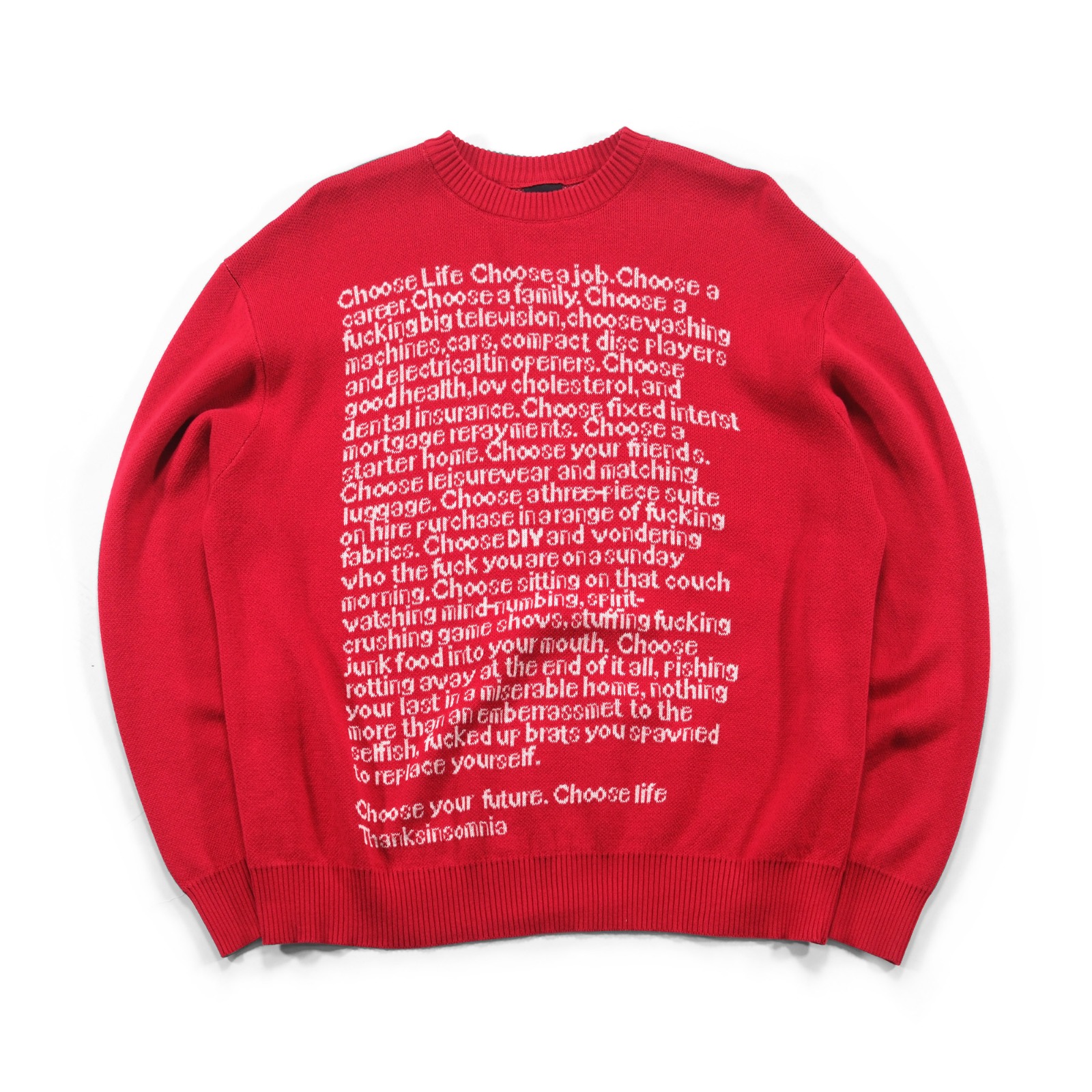 Sweater Lucetta Red Thanksinsomnia