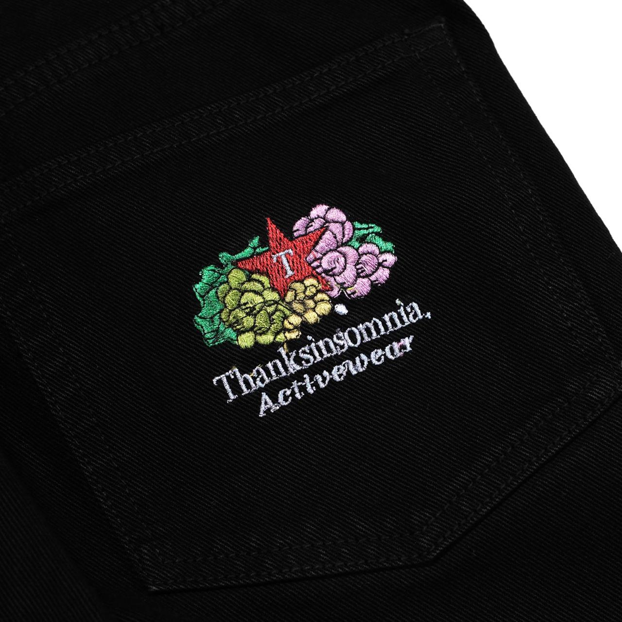 Denim Pants Maia Bloom Black Thanksinsomnia