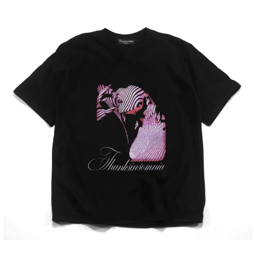Image of Tshirt Ilveryn Black Thanksinsomnia