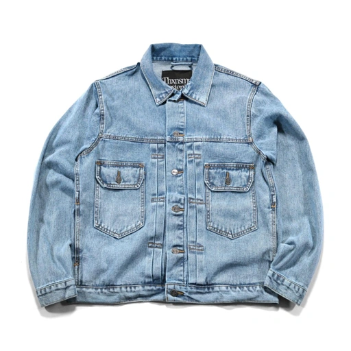 Image of Denim Jacket Miorine Light Blue Thanksinsomnia