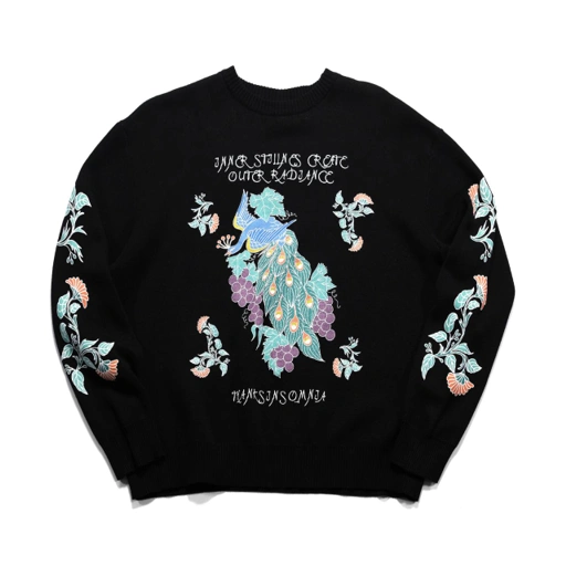 Image of Sweater Evangela Black Thanksinsomnia