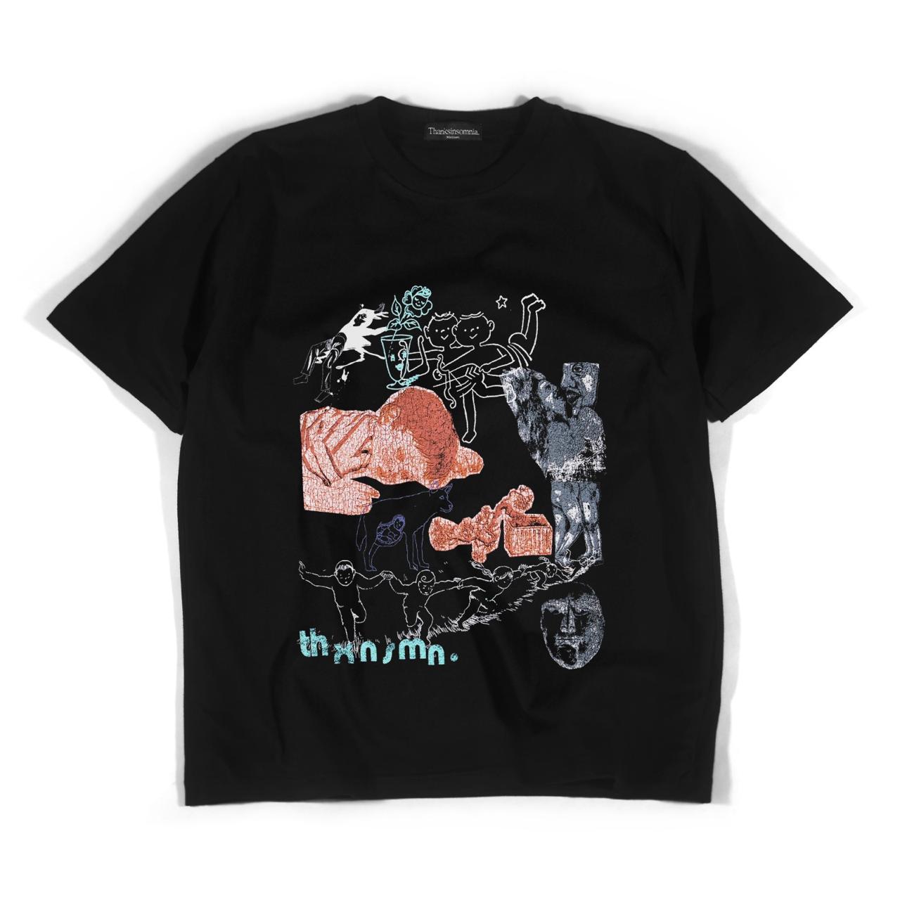 Tshirt Gritta Black Thanksinsomnia