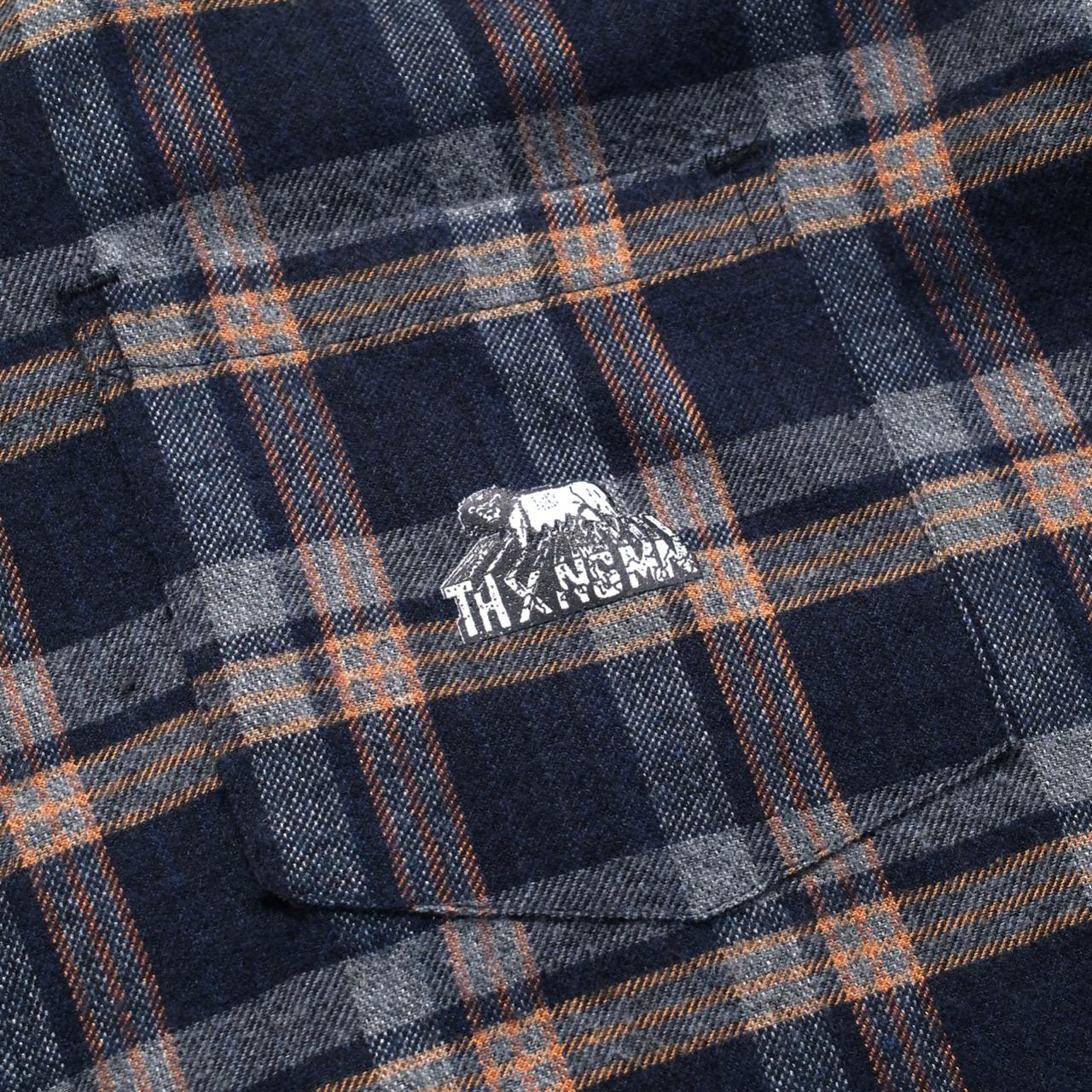 02 Flannel Shirt Noelle Navy Grey Plaid Thanksinsomnia