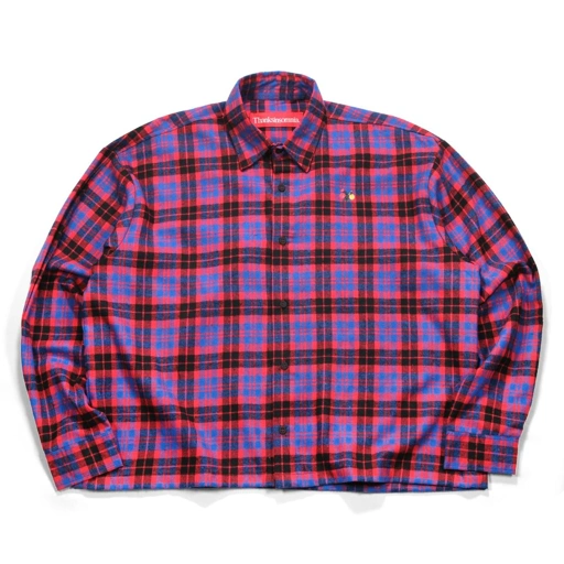 Image of 04 - Flannel shirt Kayla Blue Red Thanksinsomnia