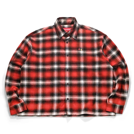 Image of 04 - Flannel shirt Kayla Burnt Orange Thanksinsomnia