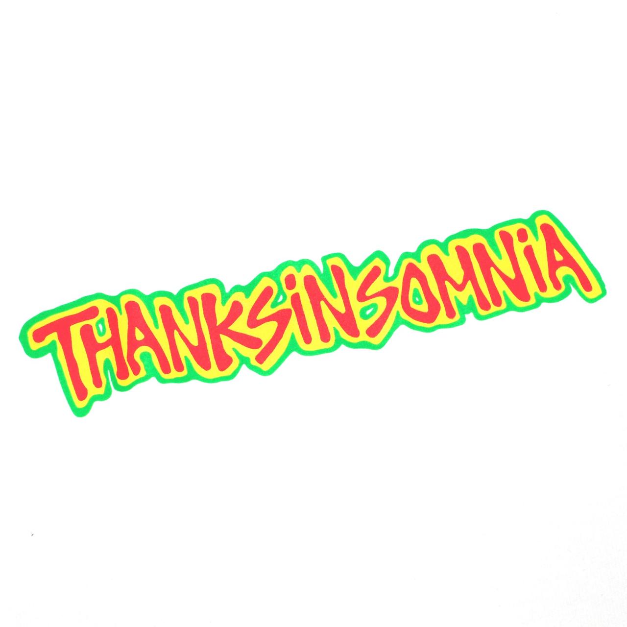 Tshirt Typo Evynna White - Cotton 250 Gsm Thanksinsomnia
