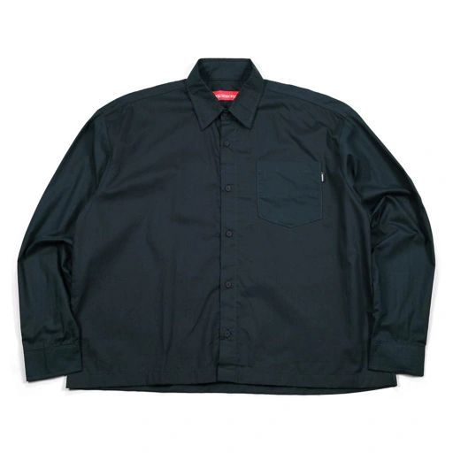 Image of 02 - Long Shirt Yeira Midnight Green Thanksinsomnia