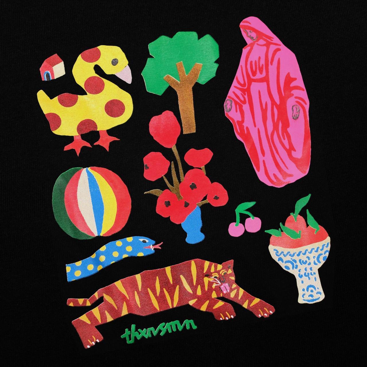 Tshirt Fiorenza Black Thanksinsomnia