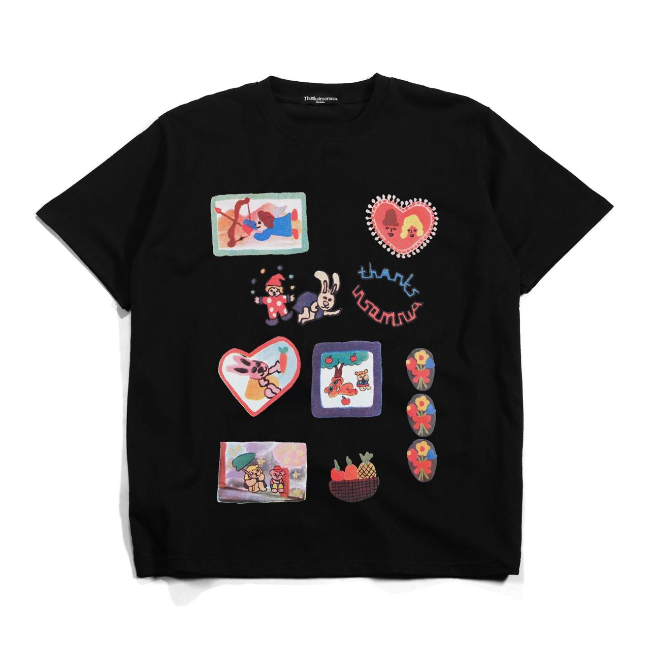 Tshirt Flossie Black Thanksinsomnia