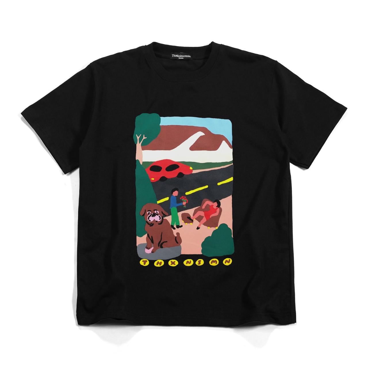 Tshirt Griselune Black Thanksinsomnia