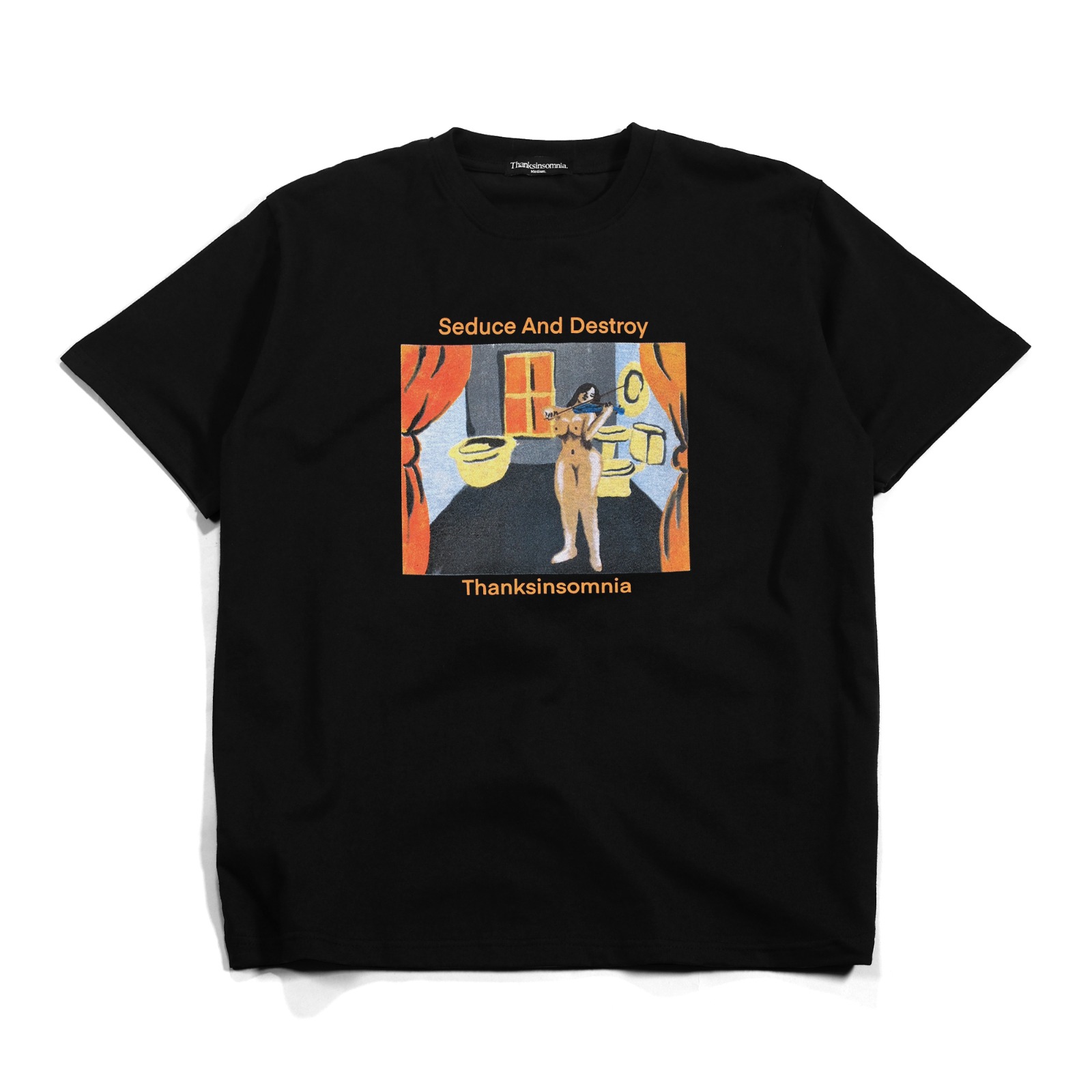 Tshirt Everyla Black Thanksinsomnia