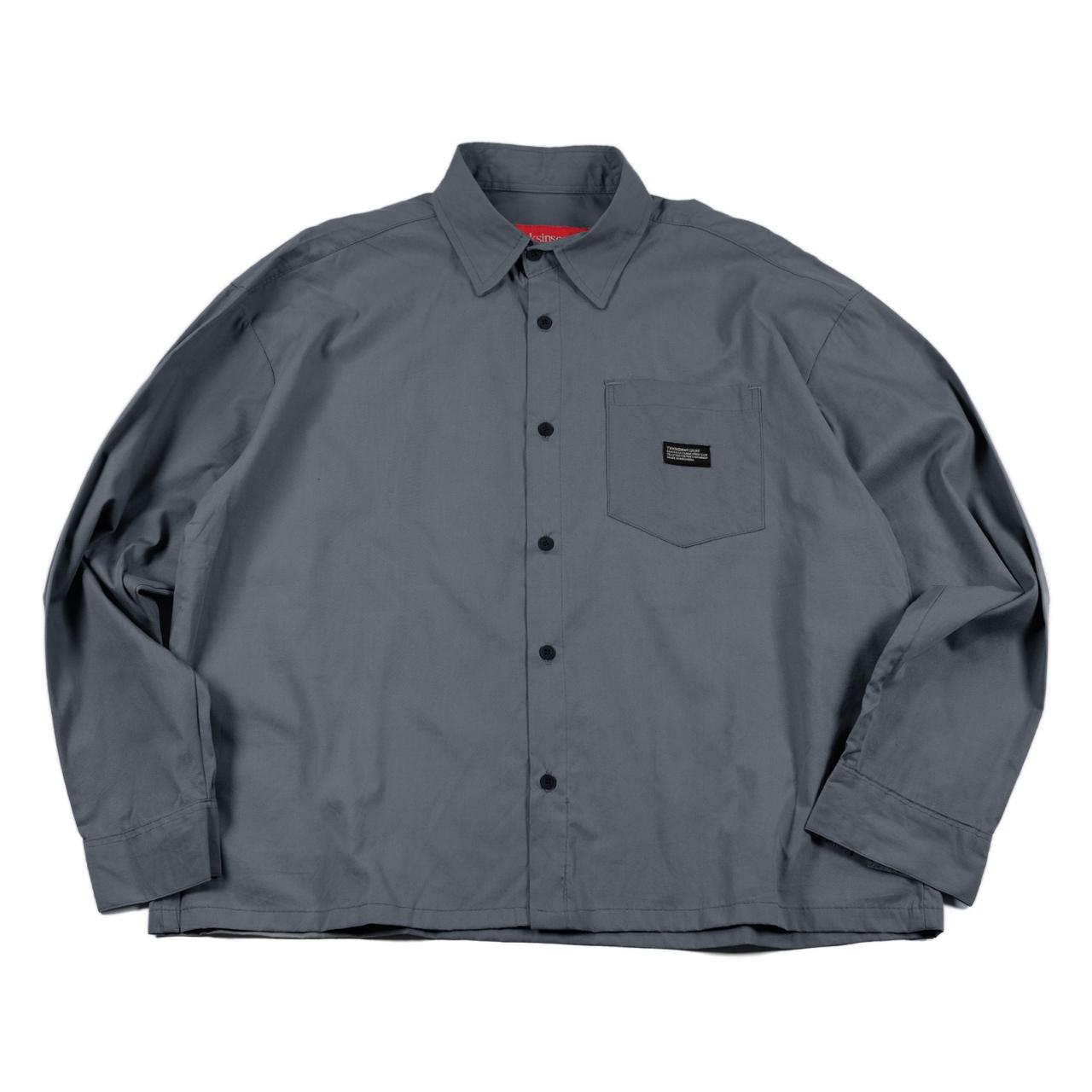 01 - Long shirt Evelisse Charcoal Thanksinsomnia