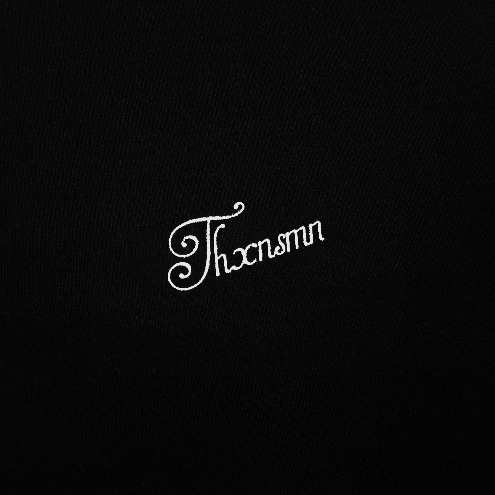 Tshirt Typo Glafira Black - Cotton 250 Gsm Thanksinsomnia