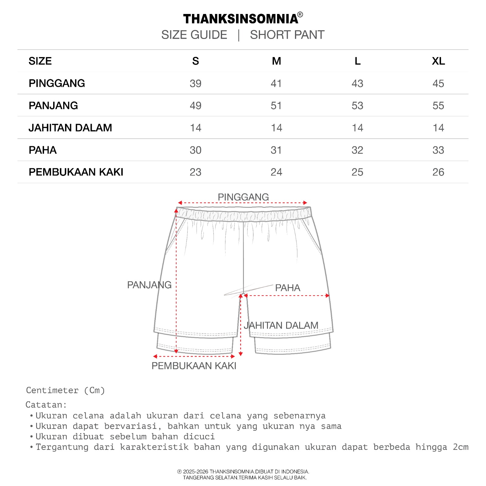Short Pant Alissa Black Thanksinsomnia