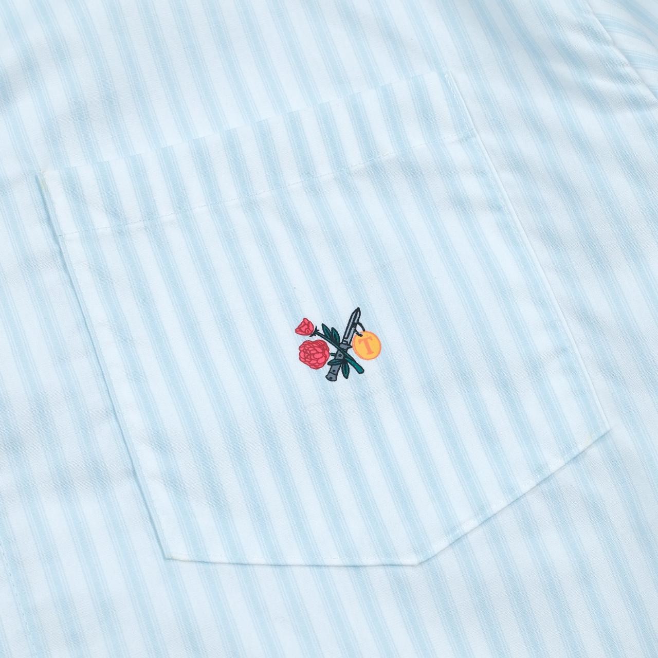 04 - Long Shirt Kayla Striped Cloud White hanksinsomnia