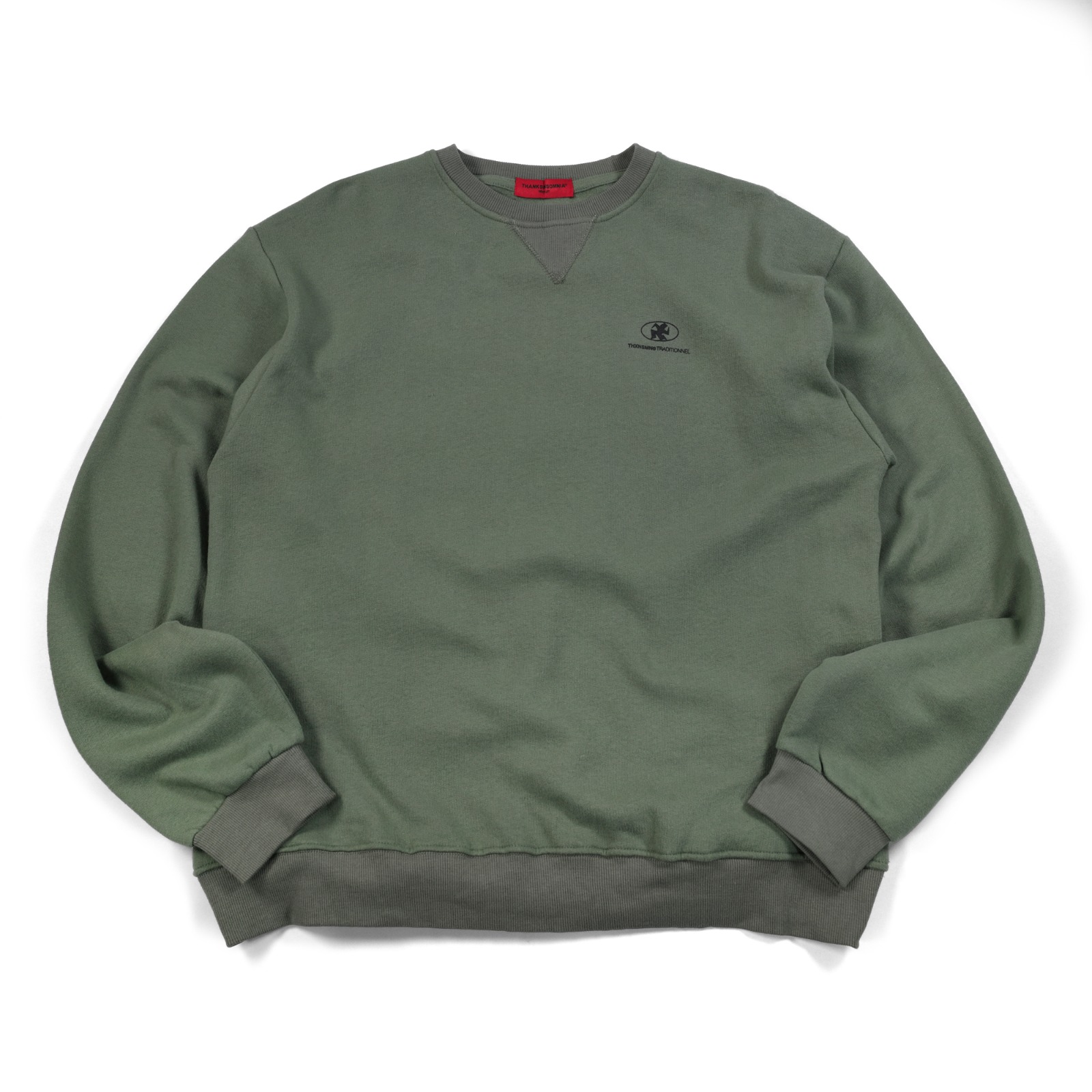 Crewneck Eloise Olive Green Thanksinsomnia