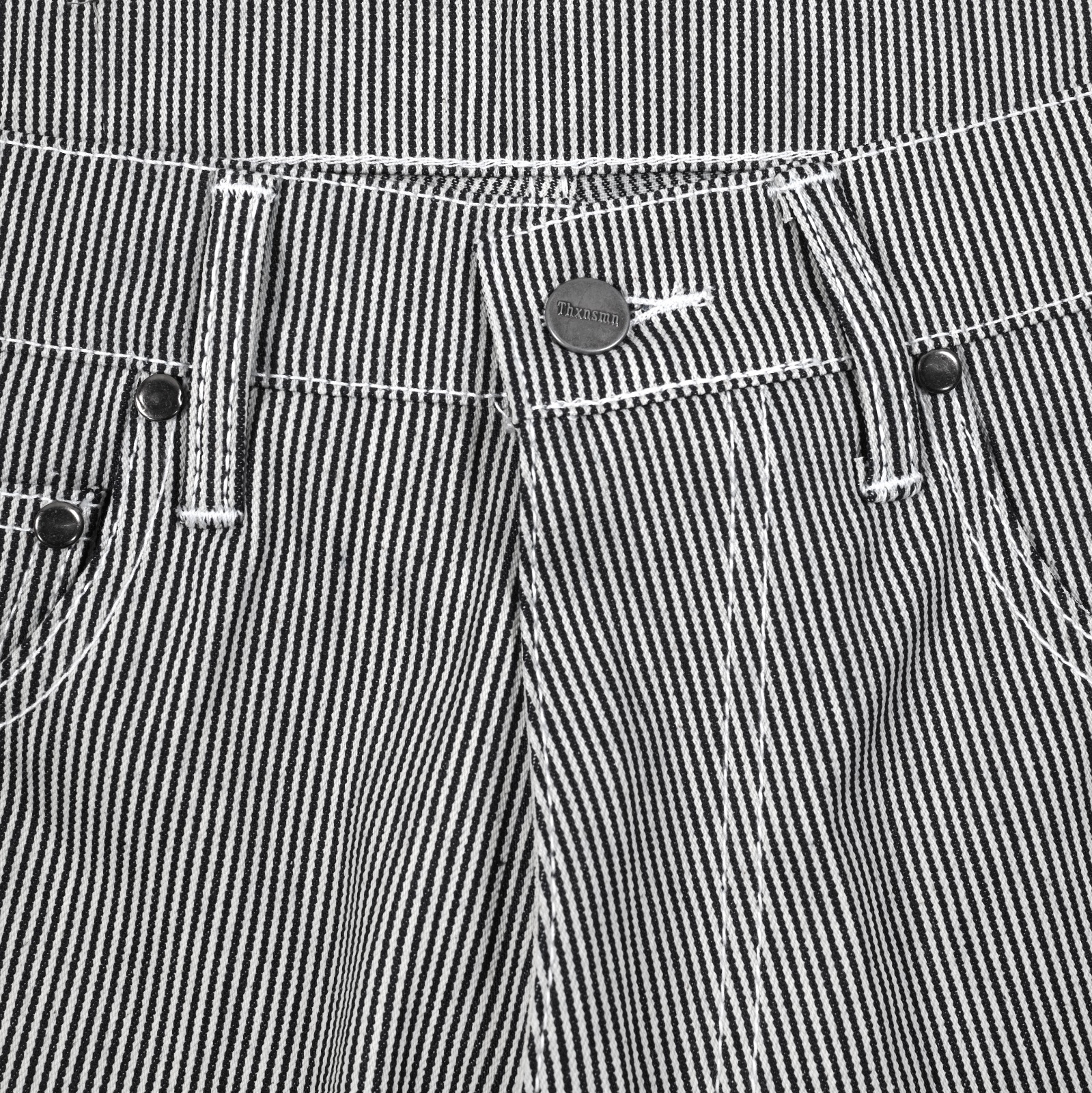 Pants Draelle White Black stripes thanksinsomnia