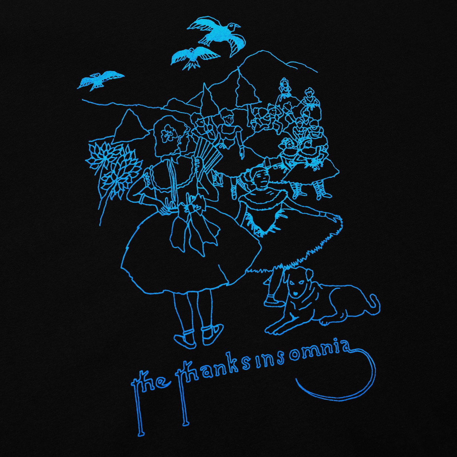 Tshirt Ludovica Black Thanksinsomnia