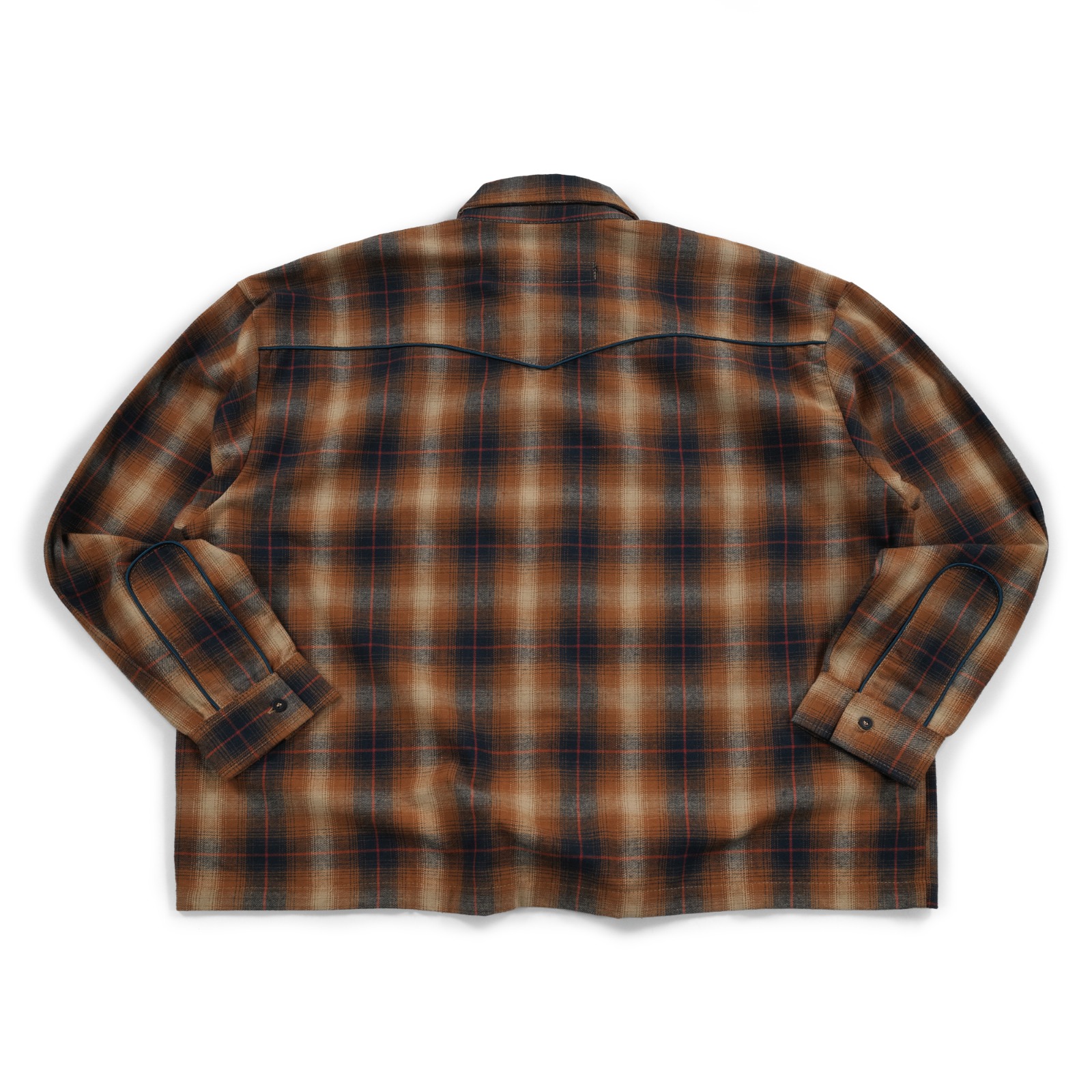 04 - Flannel Shirt Selvaggea Brown Blue Thanksinsomnia