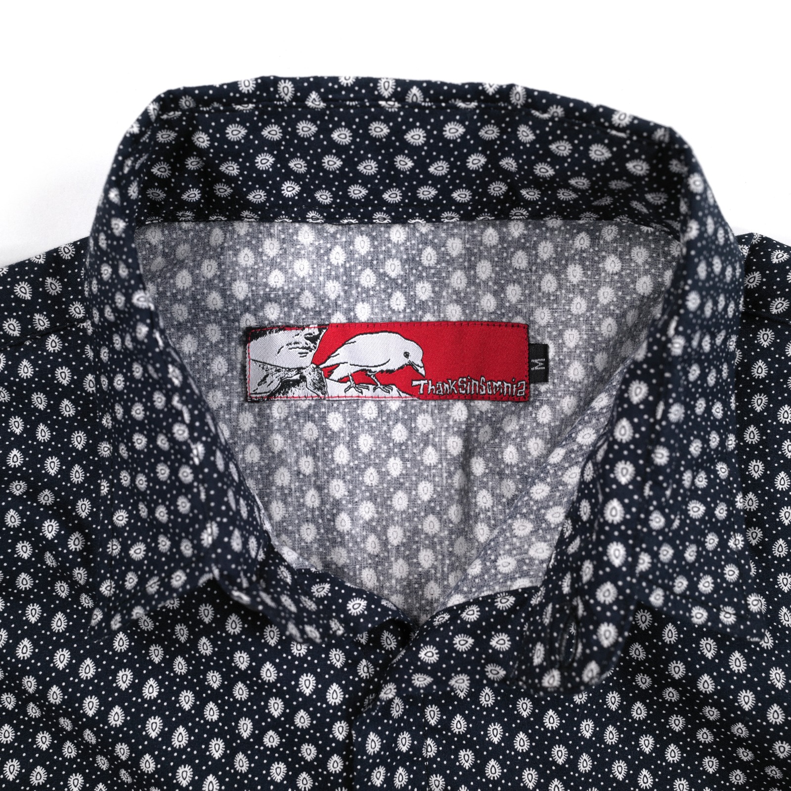 03 - Long Shirt Suzimae Dark Blue Paisley Thanksinsomnia