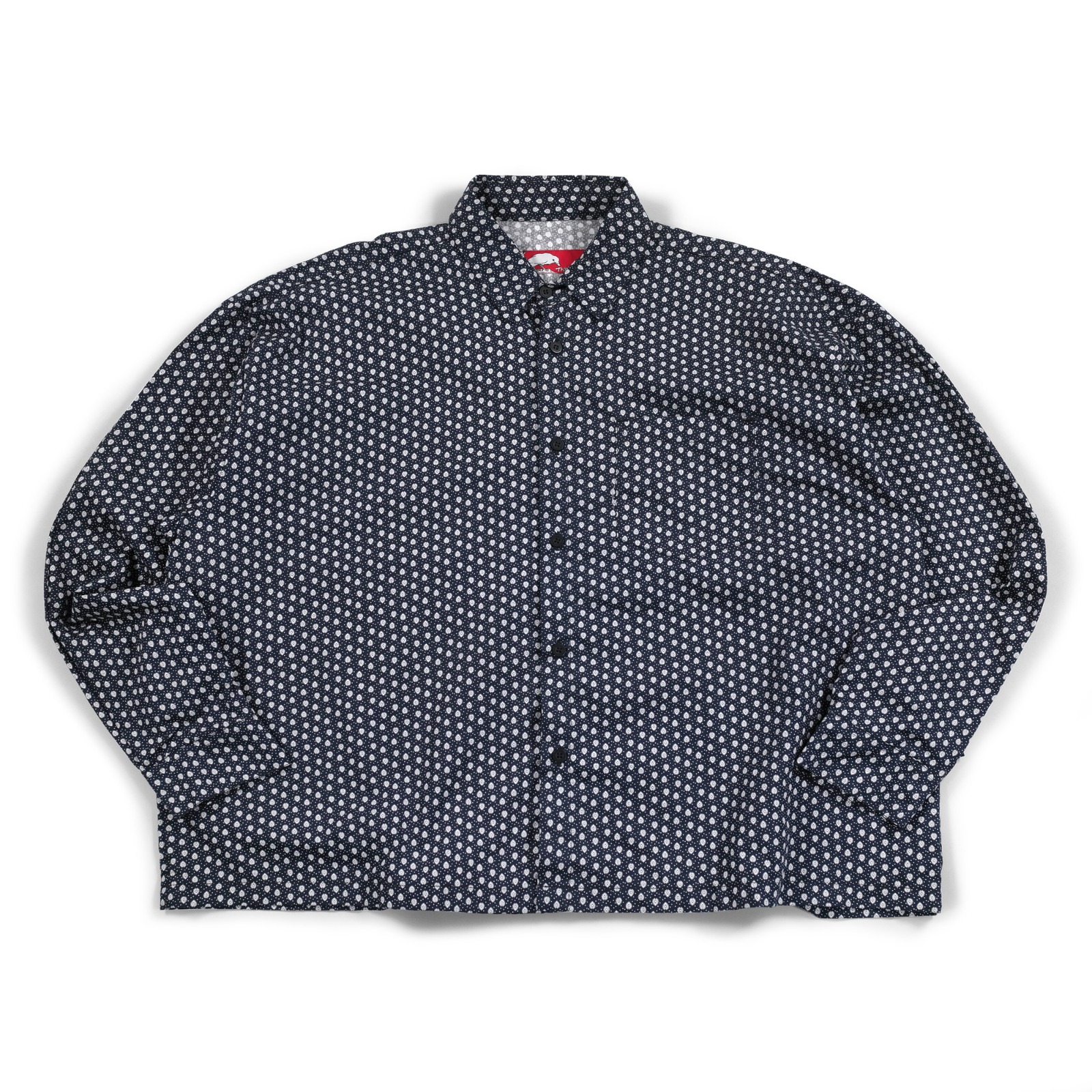 03 - Long Shirt Suzimae Dark Blue Paisley Thanksinsomnia