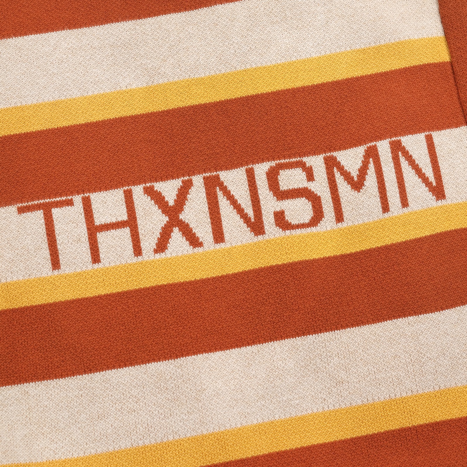 Knit Totebag Radegune Rust Yellow Thanksinsomnia