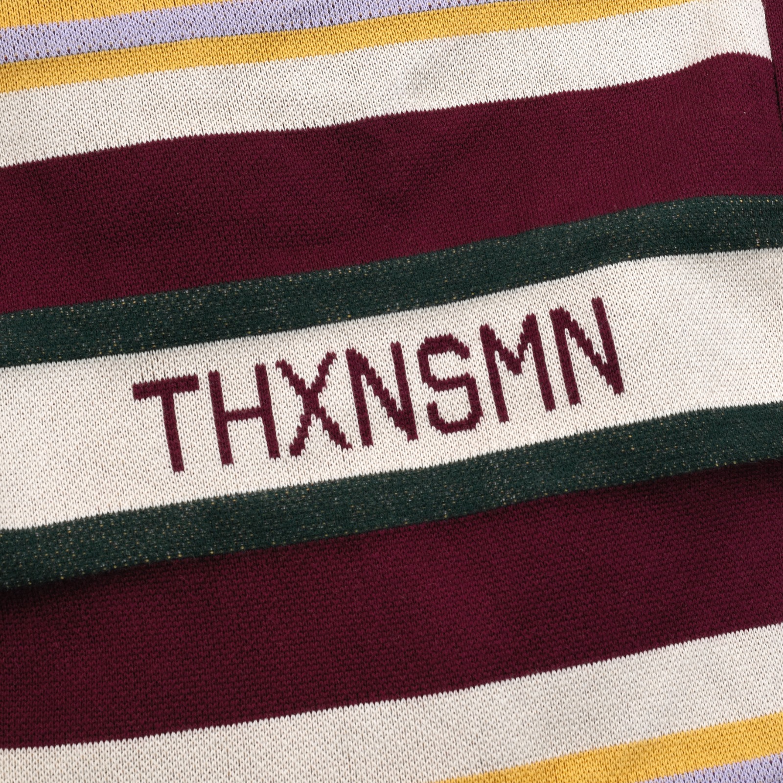 Knit Totebag Radegune Burgundy Cream Multi Thanksinsomnia