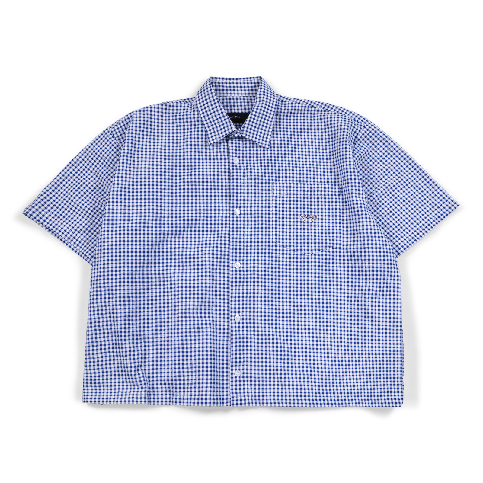 Oversized Shirt Sekyrra Blue Checkered Thanksinsomnia