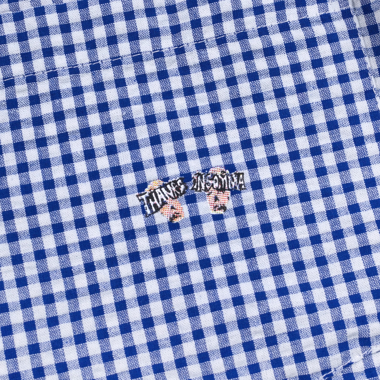Oversized Shirt Sekyrra Blue Checkered Thanksinsomnia